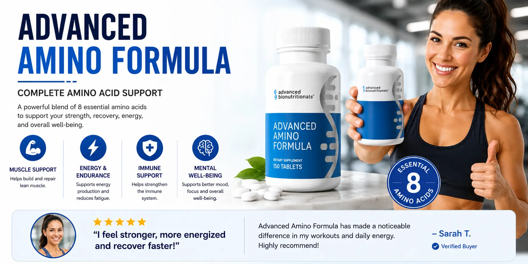 Overview of Advanced Amino Formula customer reviews